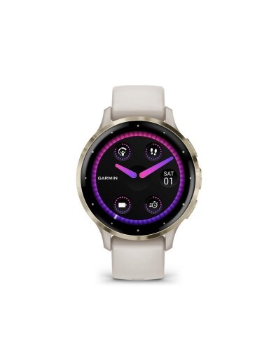 Išmanusis laikrodis Garmin Venu 3S 010-02785-04, aukso