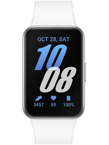 Išmanusis laikrodis Samsung Galaxy Fit3 SM-R390NZAAE sidabro
