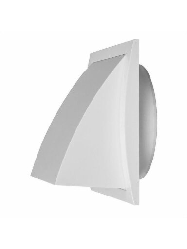 Išorinės ventiliacijos grotelės EUROPLAST ND10FV, baltos