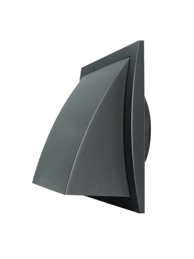 Išorinės ventiliacijos grotelės EUROPLAST ND12FVA, antracito