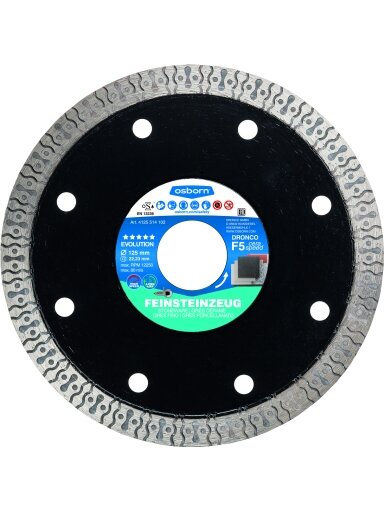 IŠPARDAVIMAS! Deimantinis pjovimo diskas F5 DRONCO (125 x 1,2 x 22,23 mm) IŠPARDAVIMAS! Deimantinis pjovimo diskas F5 DRONCO (125 x 1,2 x 22,23 mm)