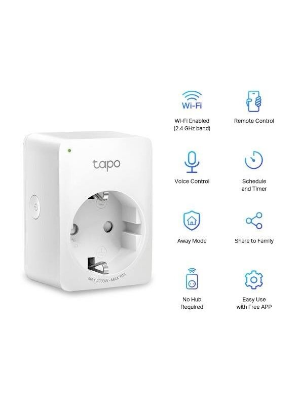 Išmanusis kištukinis lizdas Tapo P100 TP-LINK 1