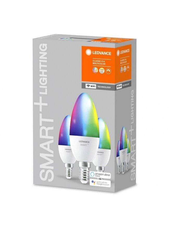 Išmanioji LED lempa SMART WIFI, B38, 5W, E14, 470lm,RGBX3VNT 2 Išmanioji LED lempa SMART WIFI, B38, 5W, E14, 470lm,RGBX3VNT 2
