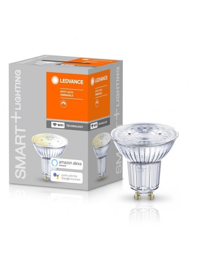 Išmanioji LED lempa SMART WIFI, GU10, 5W, 350lm, dim Išmanioji LED lempa SMART WIFI, GU10, 5W, 350lm, dim