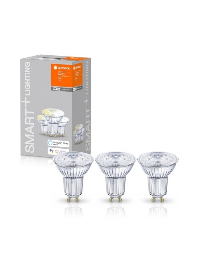 Išmanioji LED lempa SMART WIFI, GU10, 5W, 350lm,dimX3VNT Išmanioji LED lempa SMART WIFI, GU10, 5W, 350lm,dimX3VNT