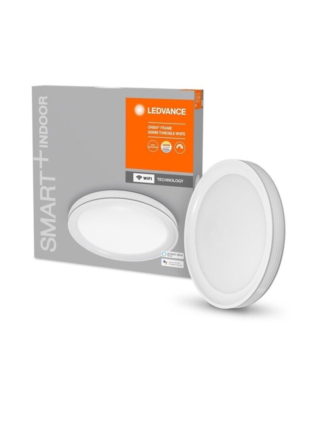 Išmanus lubinis LED šviestuvas SMART WIFI ORBIS D500 34W TW 1