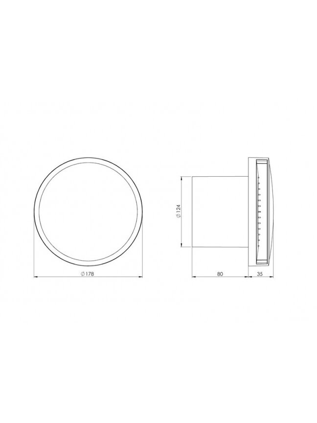 Ištraukiamasis ventiliatorius EUROPLAST EAT125A 1