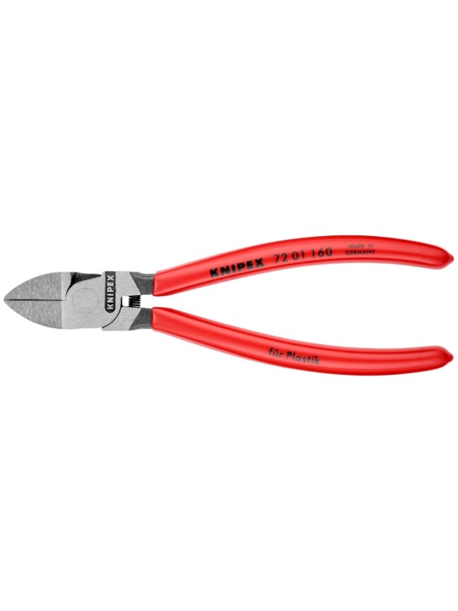 ⬡ Įstrižinio pjovimo replės plastikui 160 mm KNIPEX (7201160, KNIPEX) ⬡ Įstrižinio pjovimo replės plastikui 160 mm KNIPEX (7201160, KNIPEX)