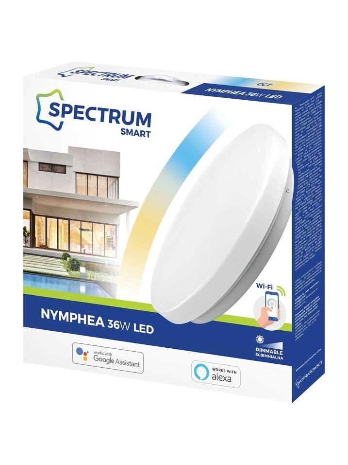 Išmanusis tvirtinamas LED šviestuvas,SMARTWIFI, 36W, CCT+DIM 1