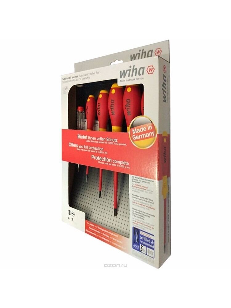 IŠPARDAVIMAS! Atsuktuvų elektrikui rinkinys WIHA SoftFinish Phillips (6 vnt.) 1 IŠPARDAVIMAS! Atsuktuvų elektrikui rinkinys WIHA SoftFinish Phillips (6 vnt.) 1