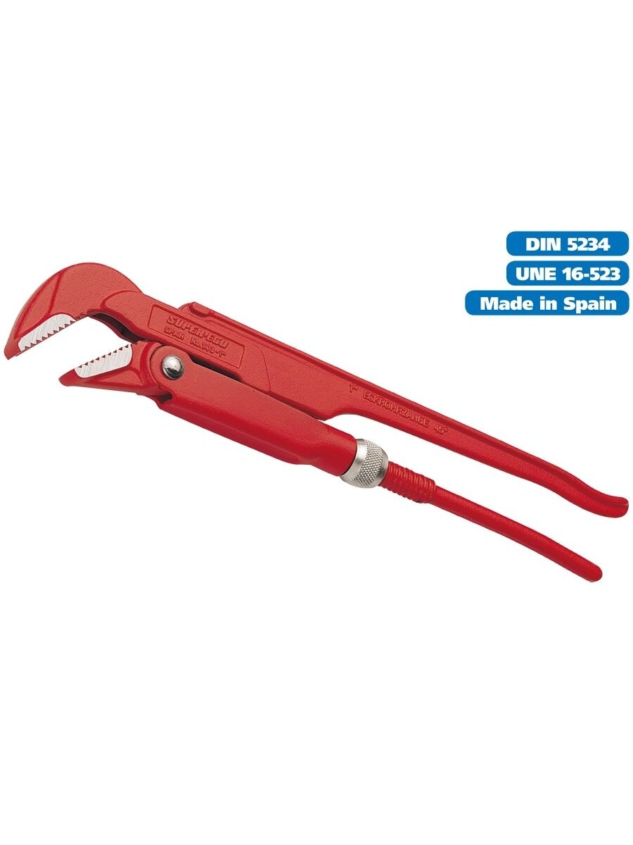 IŠPARDAVIMAS! Vamzdinis raktas Super Ego 45º 1.1/2" (426 mm)
