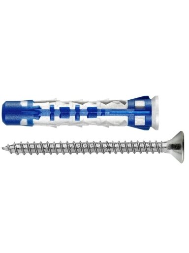 Įvaras Elematic BLUEFIX/VA, universalūs, 8x50 mm, 50 vnt.