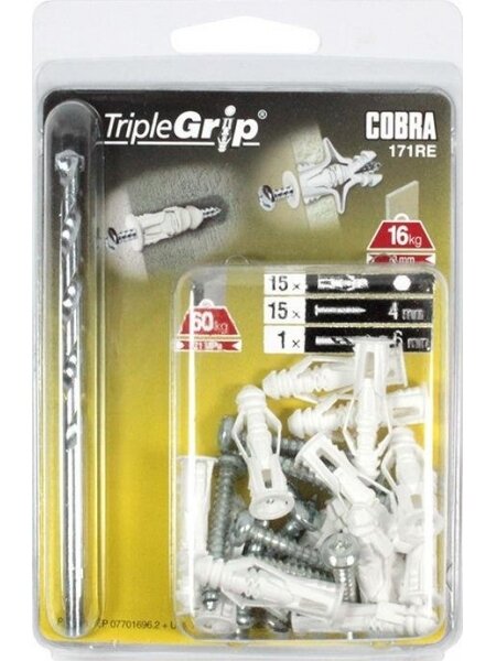 Įvarai GKP, 4 x 29 mm, plastikiniai, 15 vnt. 1
