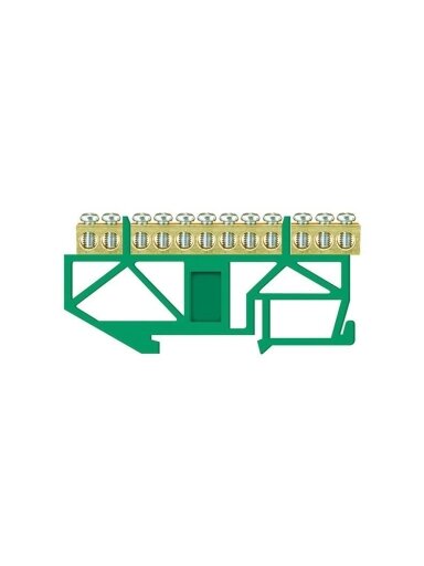 Įžeminimo kaladėlė Pawbol LZ 12/Z, DIN, 12x16 mm², žalia Įžeminimo kaladėlė Pawbol LZ 12/Z, DIN, 12x16 mm², žalia