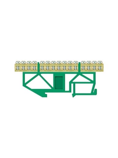 Įžeminimo kaladėlė Pawbol LZ 15/Z, DIN, 15x16 mm², žalia Įžeminimo kaladėlė Pawbol LZ 15/Z, DIN, 15x16 mm², žalia