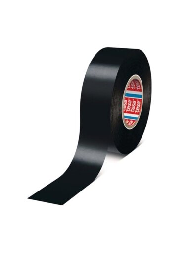 Izoliacinė juosta Tesaflex, juoda, 50 mm x 33 m