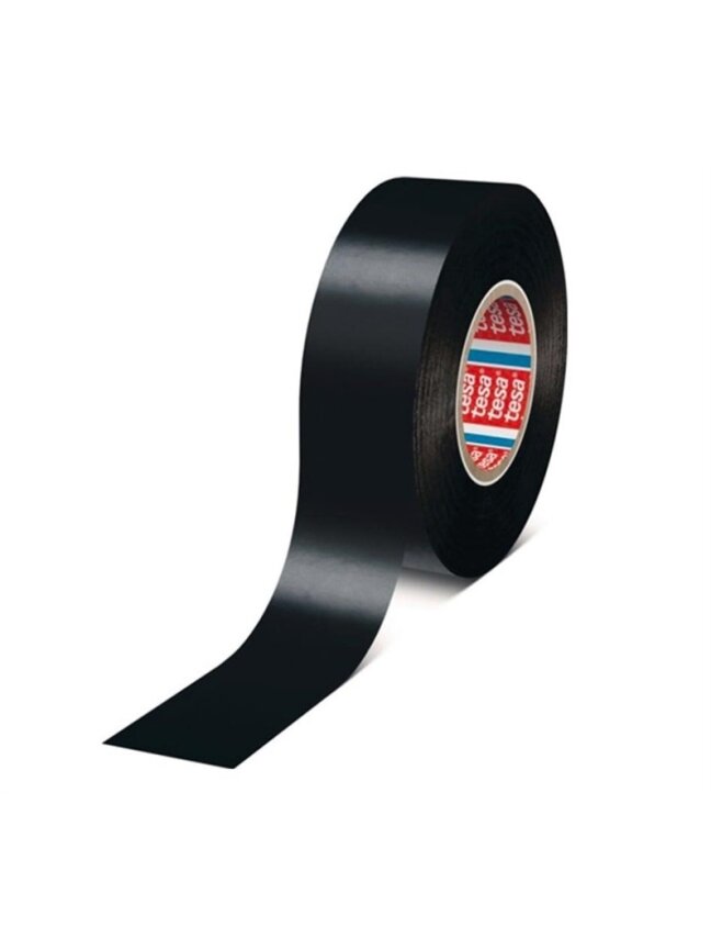 Izoliacinė juosta Tesaflex, juoda, 50 mm x 33 m