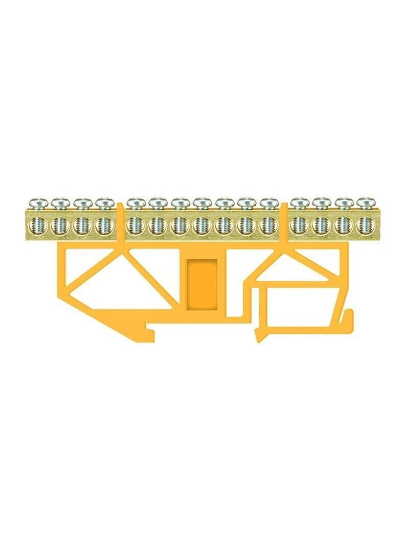 Įžeminimo kaladėlė Pawbol LZ 15/Ž, DIN,15x16 mm², geltona Įžeminimo kaladėlė Pawbol LZ 15/Ž, DIN,15x16 mm², geltona