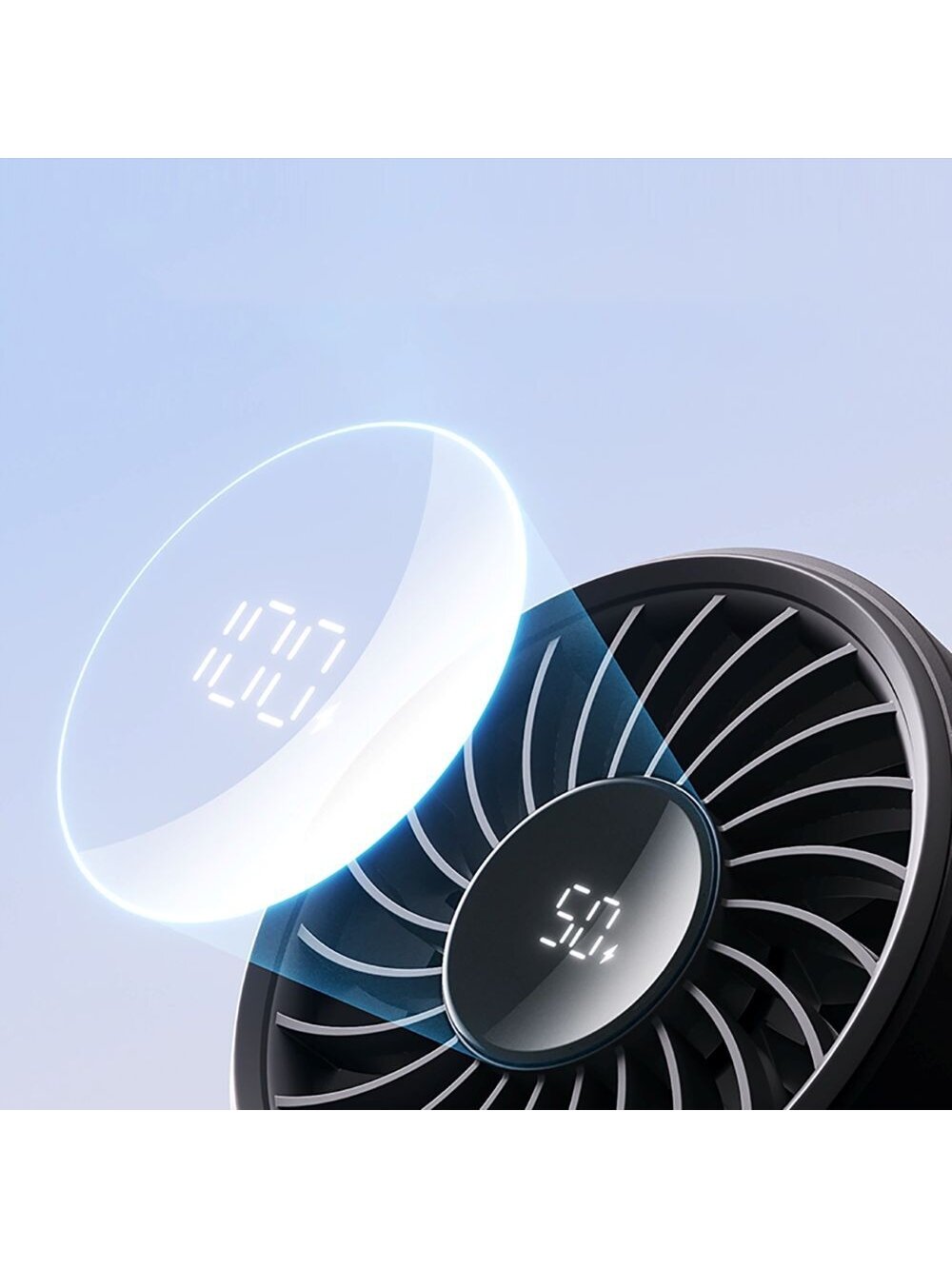 JisuLife Handheld Fan 7 Black 3