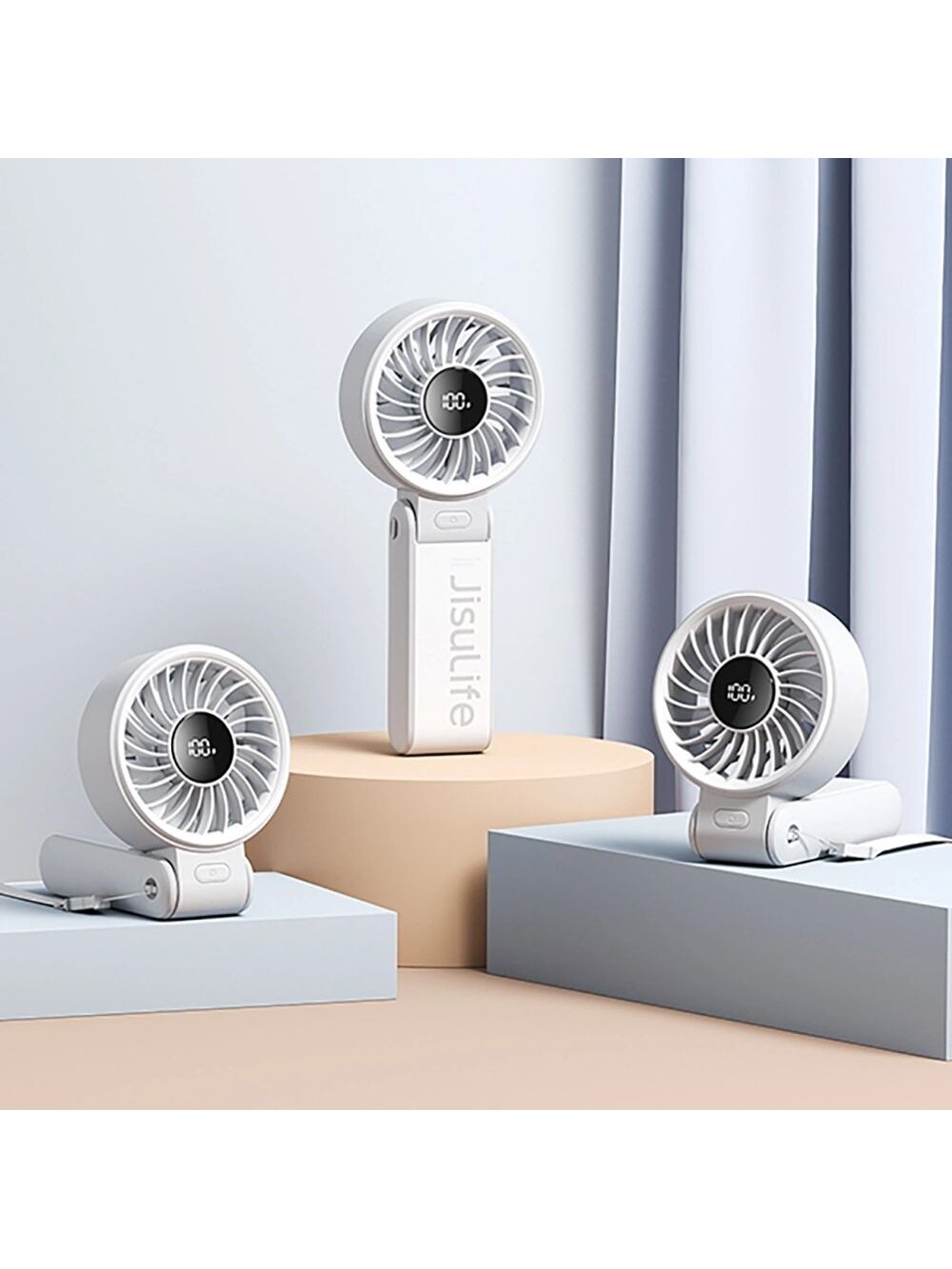 JisuLife Handheld Fan 7 Grey 9