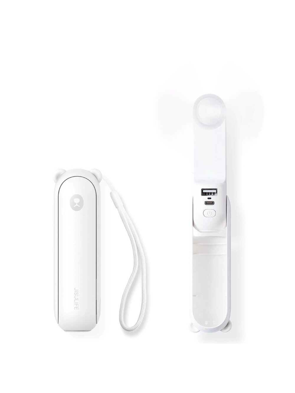 Rankinis ventiliatorius JisuLife 8 Plus, baltas
