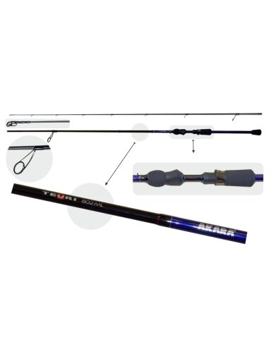 Jigo Spiningas AKARA Teuri MLS TX-30» 2-jų Dalių, Ilgis 2.30m, Testas 5,5-17,5g.
