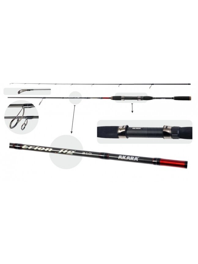 Jigo Spiningas AKARA Erion Jig TX-30» 2-jų Dalių, Ilgis 2.1 m, Testas 10-30 g. Jigo Spiningas AKARA Erion Jig TX-30» 2-jų Dalių, Ilgis 2.1 m, Testas 10-30 g.