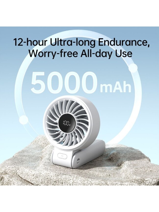 JisuLife Handheld Fan 7 Grey 10