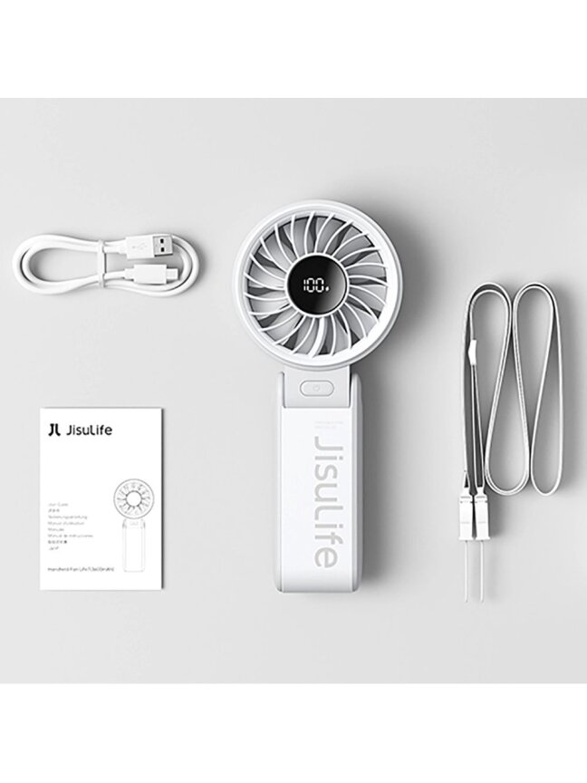 JisuLife Handheld Fan 7 Grey 7