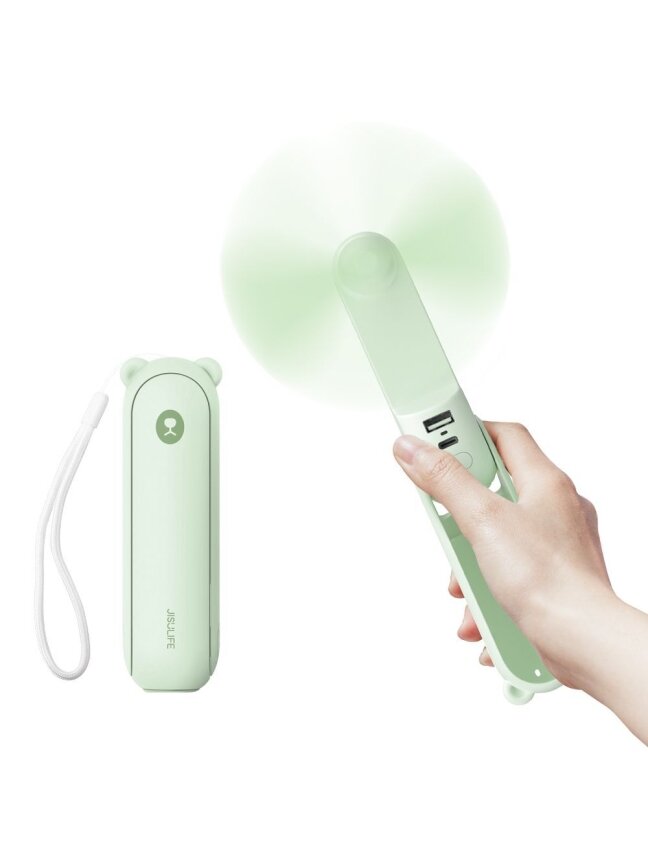 JisuLife Handheld Fan 8 Plus Green 2