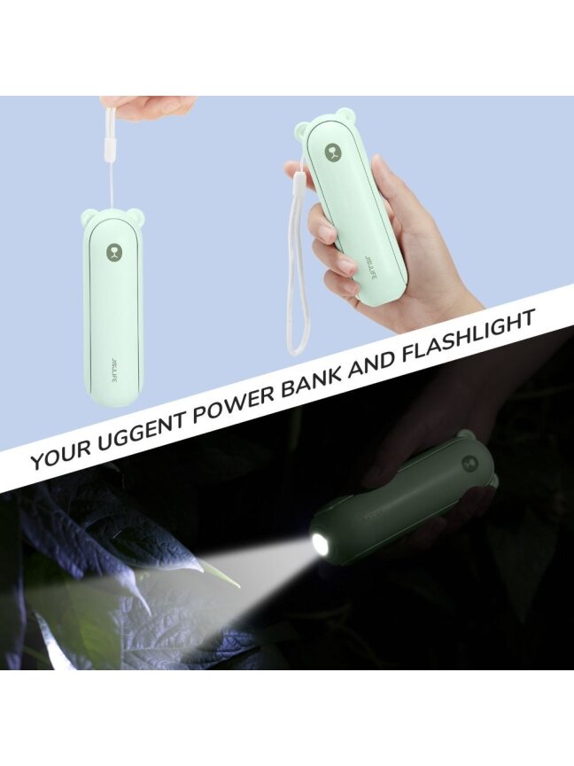 JisuLife Handheld Fan 8 Plus Green 3