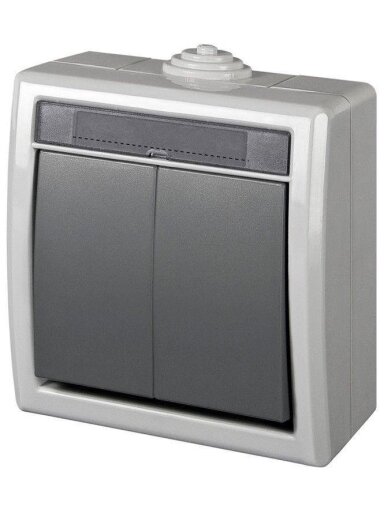 Jungiklis ELEKTRO-PLAST AQUANT, 2 klav., IP55