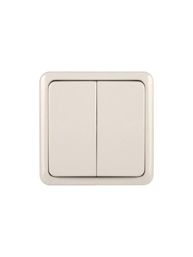 Jungiklis VILMA SL+250, 2 klav., baltos spalvos