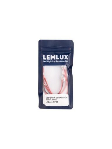 JUNGTIS LEMLUX LED JUOSTOS 15CM LAIDU 10MM 5VNT