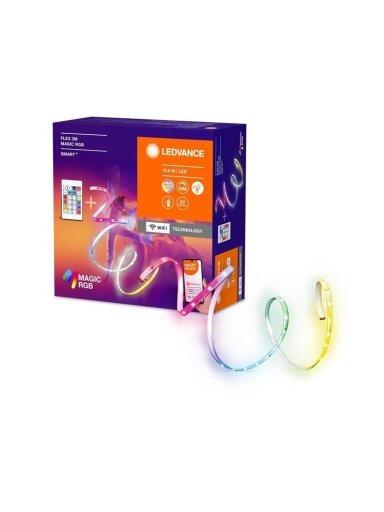 JUOSTŲ RINKINYS LED WIFI 15.5W MAGIC RGB 3M RC