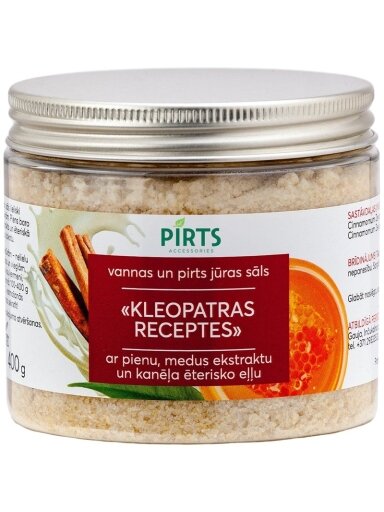 Jūros druska pirtims Cleopatra Recipes, 400g