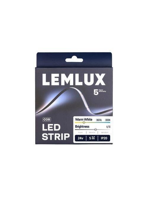 JUOSTA LED LEMLUX COB, 5M, 11W/m, WS2811, 3000K, IP20 2 JUOSTA LED LEMLUX COB, 5M, 11W/m, WS2811, 3000K, IP20 2