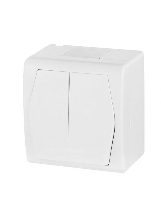 Jungiklis ELEKTRO-PLAST HERMES2, 2 klav., IP44 Jungiklis ELEKTRO-PLAST HERMES2, 2 klav., IP44