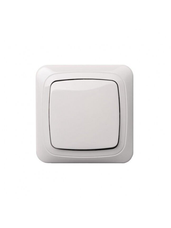 Jungiklis LIREGUS ALFA, baltos spalvos, IP44 1