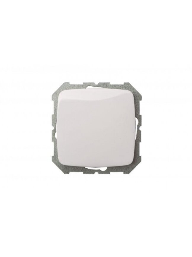 Jungiklis LIREGUS ALFA, baltos spalvos, IP44 Jungiklis LIREGUS ALFA, baltos spalvos, IP44