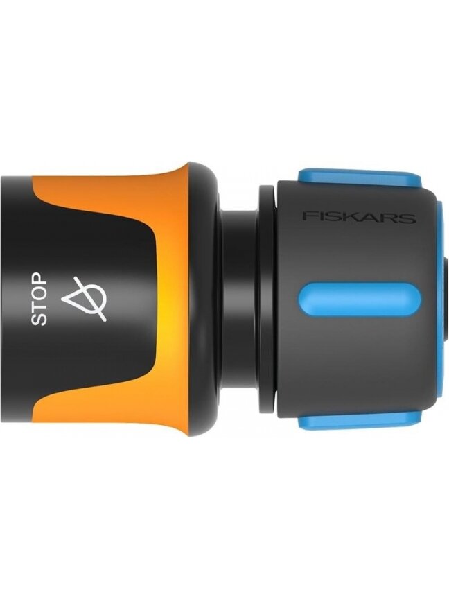 Jungtuvas su rankiniu vožtuvu Fiskars, Ø 13-15 mm Jungtuvas su rankiniu vožtuvu Fiskars, Ø 13-15 mm