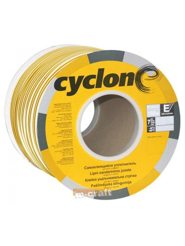 Juostelė sandarinimo CYCLONE-E 150m | ruda