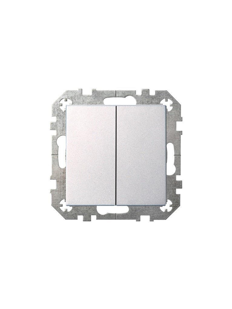 Jungiklis LIREGUS EPSILON, 2 klav., metalo spalvos Jungiklis LIREGUS EPSILON, 2 klav., metalo spalvos