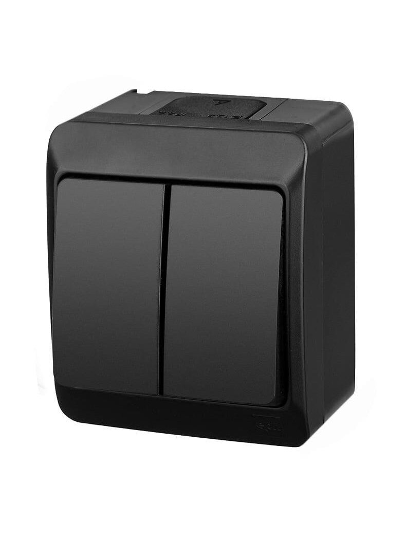 Jungiklis ELEKTRO-PLAST HERMES, 2klav., IP44 1