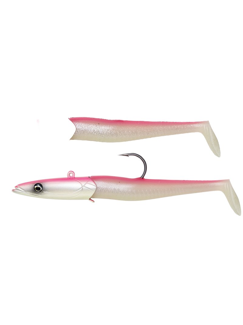 Jūrinė Guma SG Sandeel 20cm 265g Pink Glow Jūrinė Guma SG Sandeel 20cm 265g Pink Glow