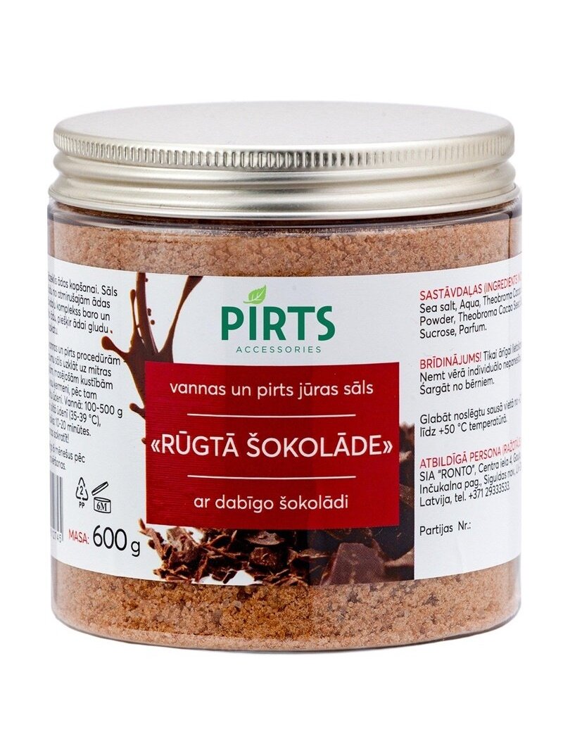Jūros druska pirtims Bitter Chocolate, 600g