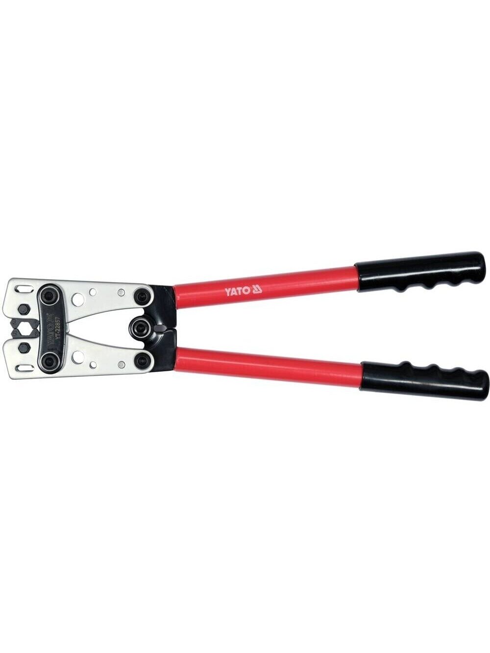 ⬡ Kabelių antgalių užspaudimo įrankis 6-50 mm² (YT22857)