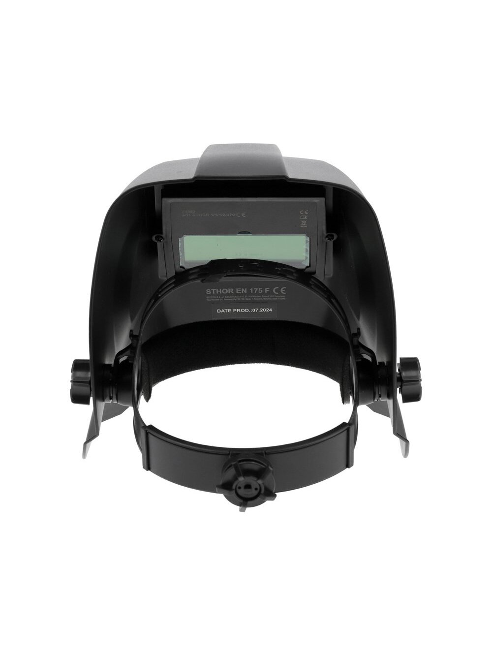 Kaukė suvirintojo su automatiškai tamsėjančiu (TRUE COLOR) filtru CE 90x35mm Sthor 4 Kaukė suvirintojo su automatiškai tamsėjančiu (TRUE COLOR) filtru CE 90x35mm Sthor 4