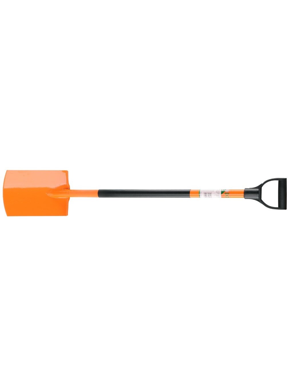 Kastuvas su kotu (DY formos rankena) oranžinis Flo | 118cm