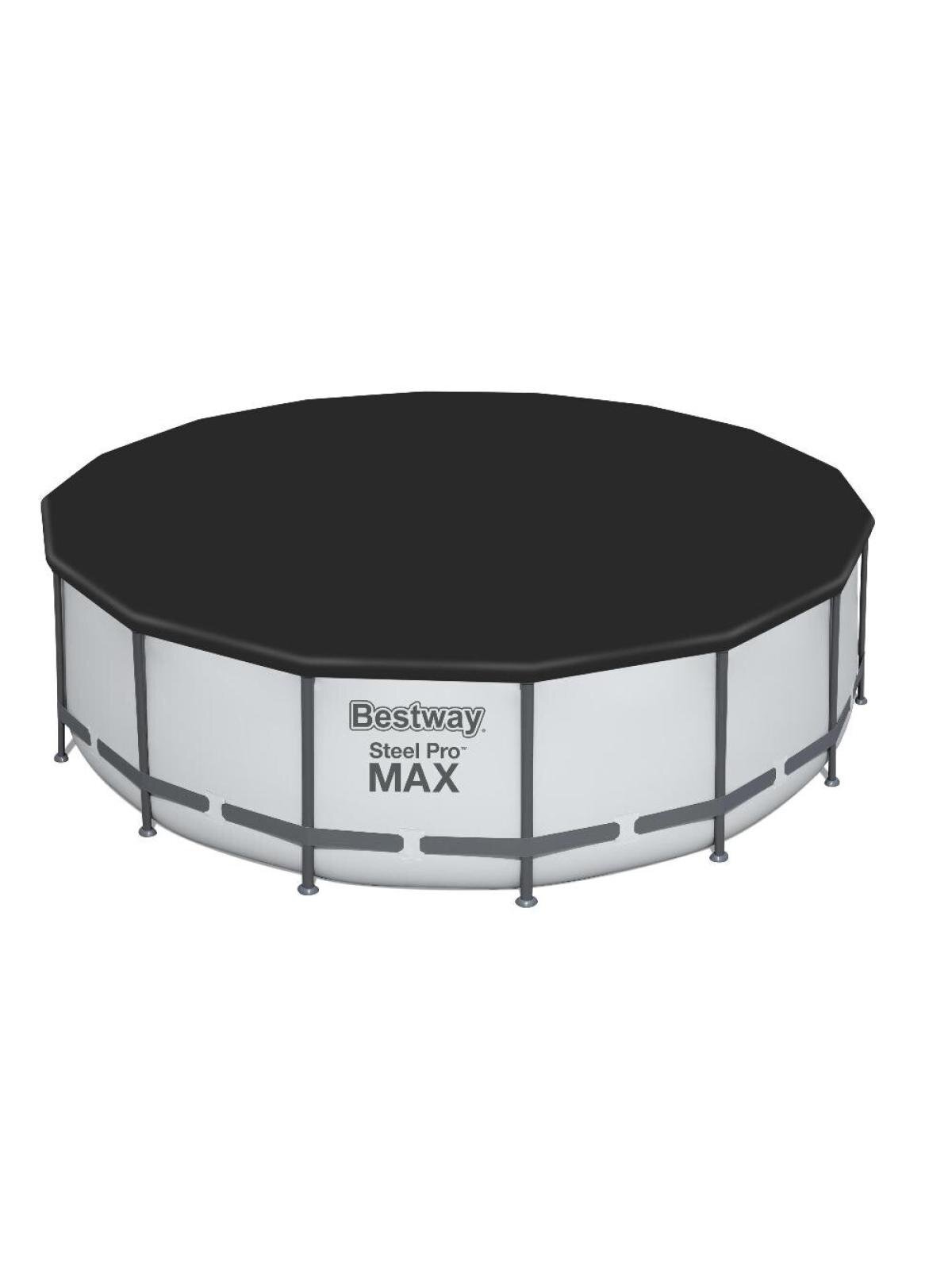 Karkasinis baseinas Bestway Steel Pro Max Set 488x122 cm, su filtruojančiu siurbliu ir priedais 5612Z 1